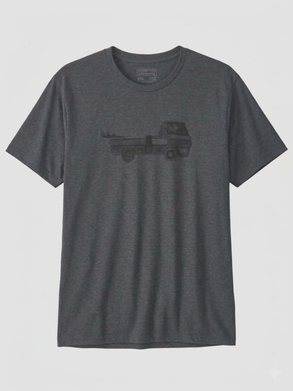 Patagonia Slim Fit XXL T-Shirt - Gray w/ Truck Graphic
